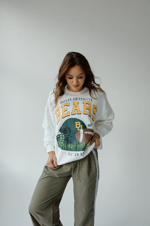 Baylor Malone Multimedia OS Fleece Crew